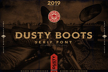 DUSTY BOOTS - Serif font