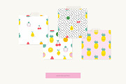 Be Cool - cute cartoon summer fruit, a Decorative Illustration by Barkova Nadya (Thumbnail 3 of 7)