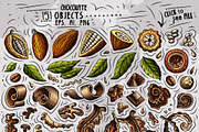 Chocolate Cartoon Objects Set, an Object Graphic by BALABOLKA (Thumbnail 2 of 3)