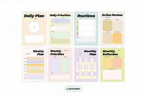 Modern Planner Template Collection