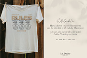 Line Beach Vibes – Summer Clipart, a Decorative Illustration by La Petite Line Art (Thumbnail 11 of 13)