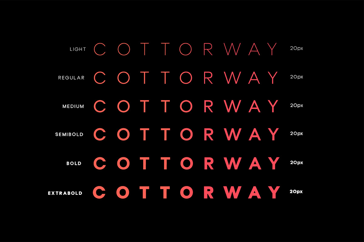 Cottorway Display Typeface, a Sans Serif Font by Foxtype (Photo 5 of 11)