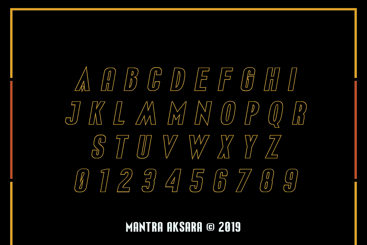 Lampau Font preview 6