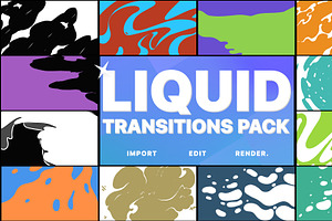 Liquid Transitions After Effects