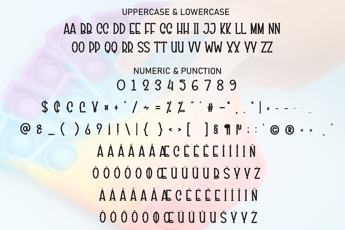 Baby Rainbow | Script Font, a Script Font by Scratchones (Photo 7 of 8)