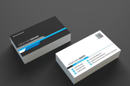 Modern Corporate Business Card SE334