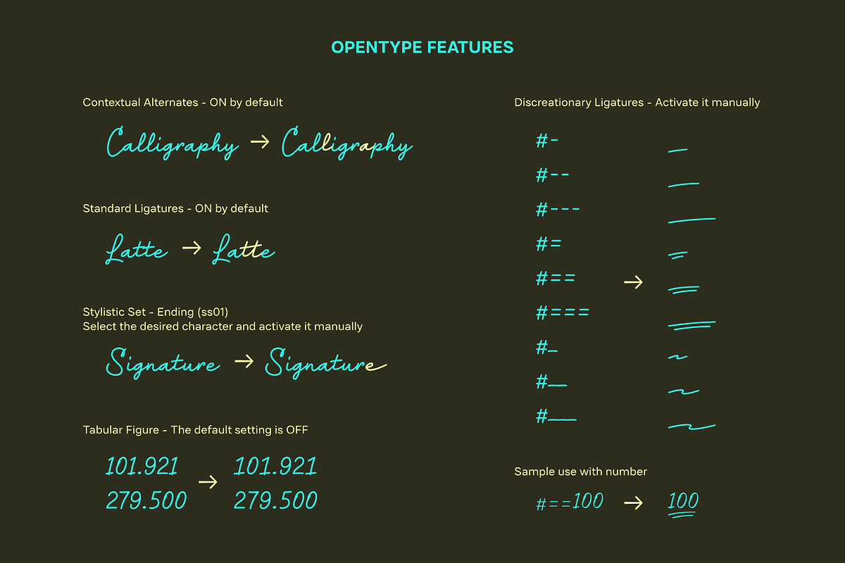 Adelaila, a Script Font by Sikifonts (Photo 8 of 9)