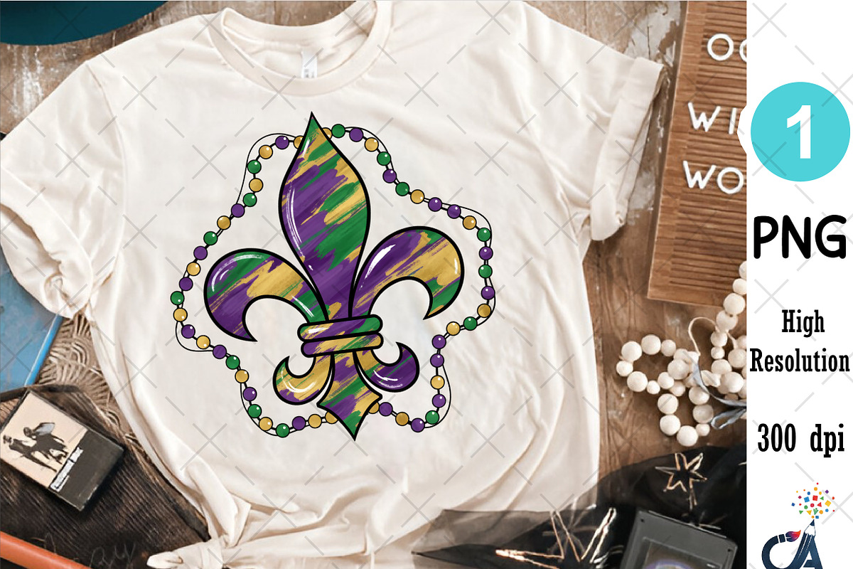Brushstroke Fleur De Lis Png, an Illustration by Creative Art (Photo 3 of 6)