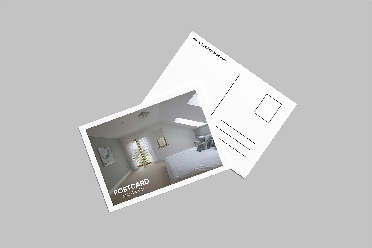 Postcard Mockup, a Card Template by Graphiculon (Photo 9 of 11)