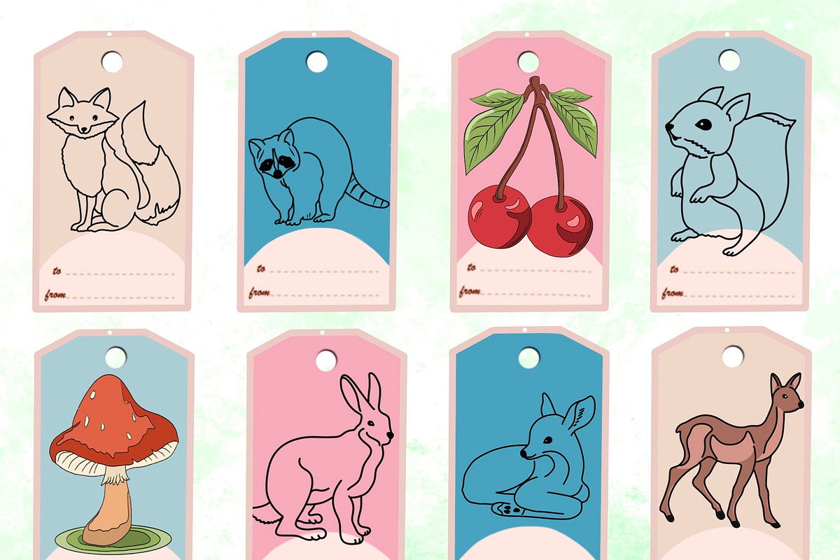 Woodland Animals Digital Stamps, a Graphic by Favorites_Art (Photo 15 of 17)