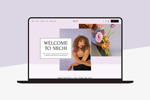 Squarespace 7.1 Template: Michi
