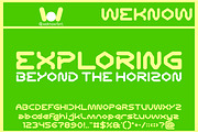 Scifi Universe font, a Font by weknow (Thumbnail 3 of 8)