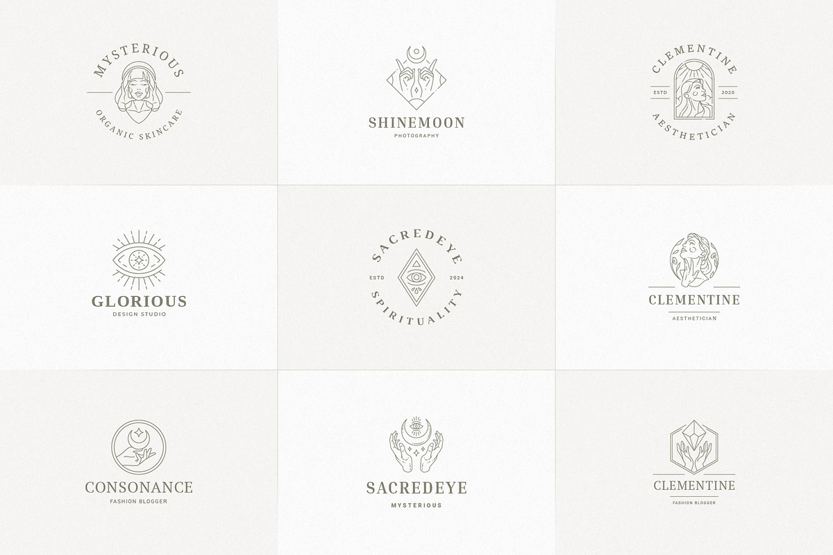 36 Esoteric Logo Templates | Canva, a Branding & Logo Template by Vasya Kobelev (Photo 7 of 10)