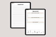 2025 That Girl Digital Planner Canva, a Stationery Template by Designmela01 (Thumbnail 3 of 10)