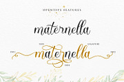 Maternella, a Script Font by sabrcreative (Thumbnail 3 of 11)
