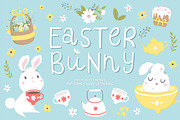 Easter Bunny - spring set, an Animal Illustration by Artnis (Thumbnail 1 of 7)