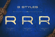 Navy Queen Display Font, a Sans Serif Font by Vintage Type Company (Thumbnail 2 of 8)
