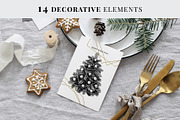 Christmas Elements. Winter Bundle, a Seasonal Illustration by Yevheniia (Thumbnail 7 of 10)
