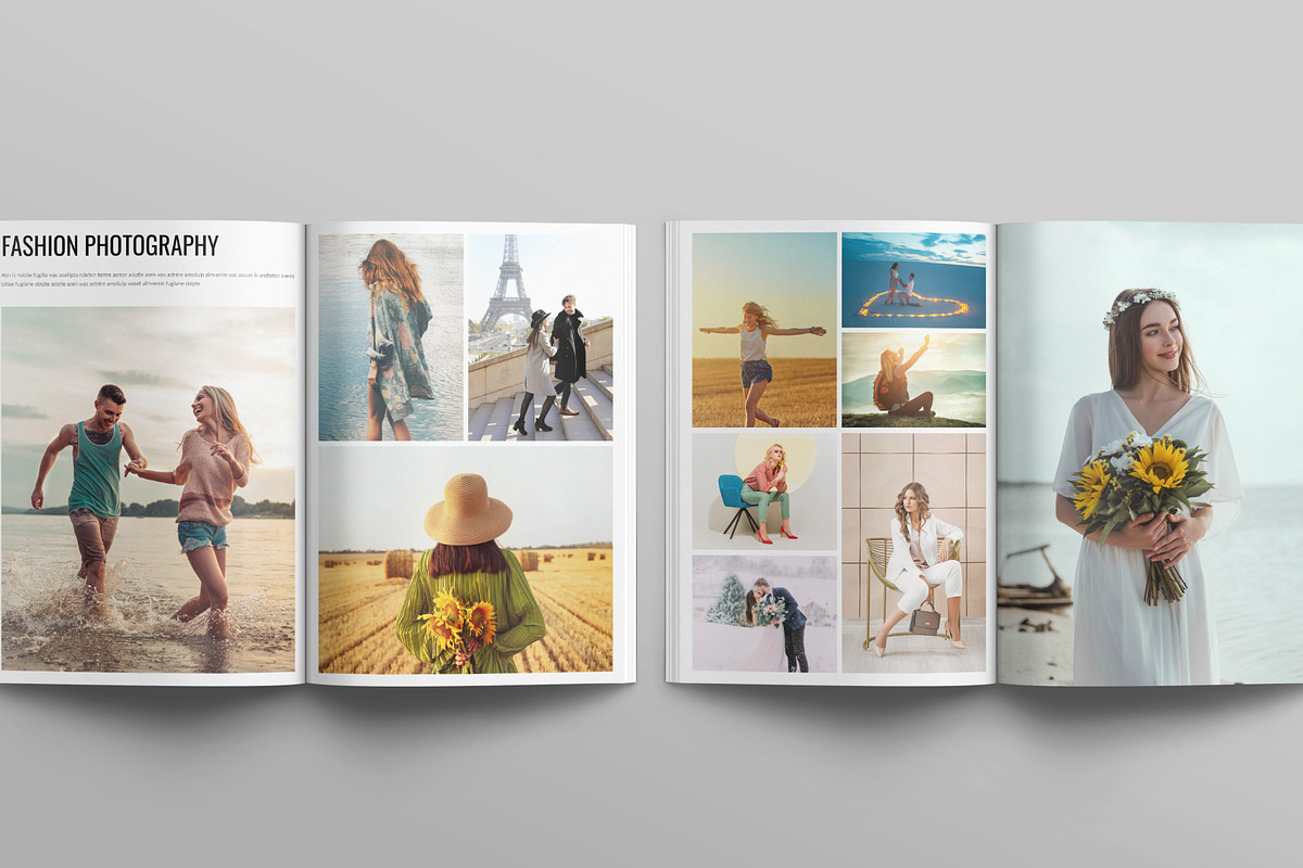 Photo Book Layout Design Template, a Magazine Template by E-Type (Photo 7 of 8)