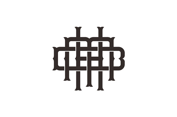 Monogram Letter BHM HMB MBH Logo preview 2