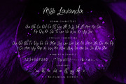 Miss Lavanda, a Script Font by chekart (Thumbnail 6 of 6)