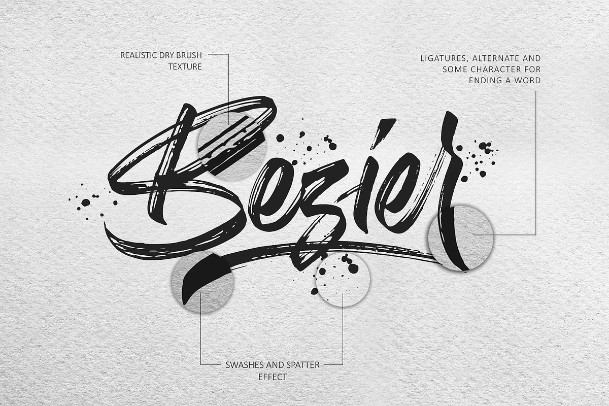 Birdrockers || Realistic Brush Font preview 2