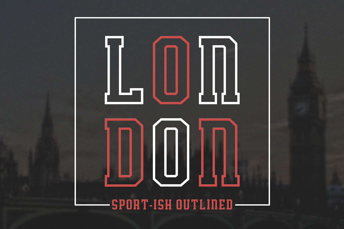 Sport-Ish Display Typeface, a Font by GlitzyGrapix (Photo 10 of 13)