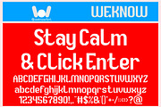 Typewriter font, a Sans Serif Font by weknow (Thumbnail 5 of 8)