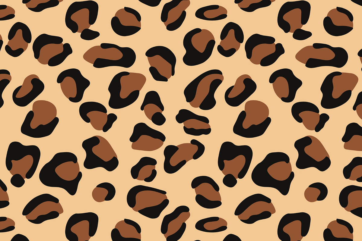 Leopard Animal Skin Pattern, a Pattern Graphic by graphicook