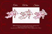 Whimsical Cupid Collection, a Decorative Illustration by InstaDesignPro (Thumbnail 4 of 12)