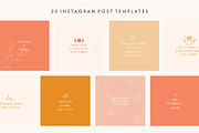 30 Instagram Post Templates in Canva, a Social Media Template by Irene Florentina Design (Thumbnail 2 of 5)