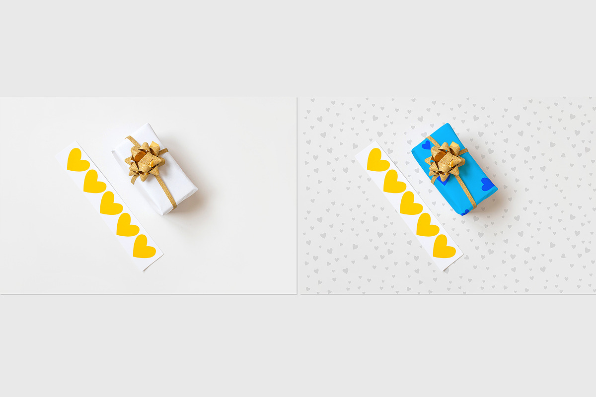 GIFT WRAP MOCKUPS PSD Layered, a Packaging Mockup by bazarova (Photo 4 of 20)