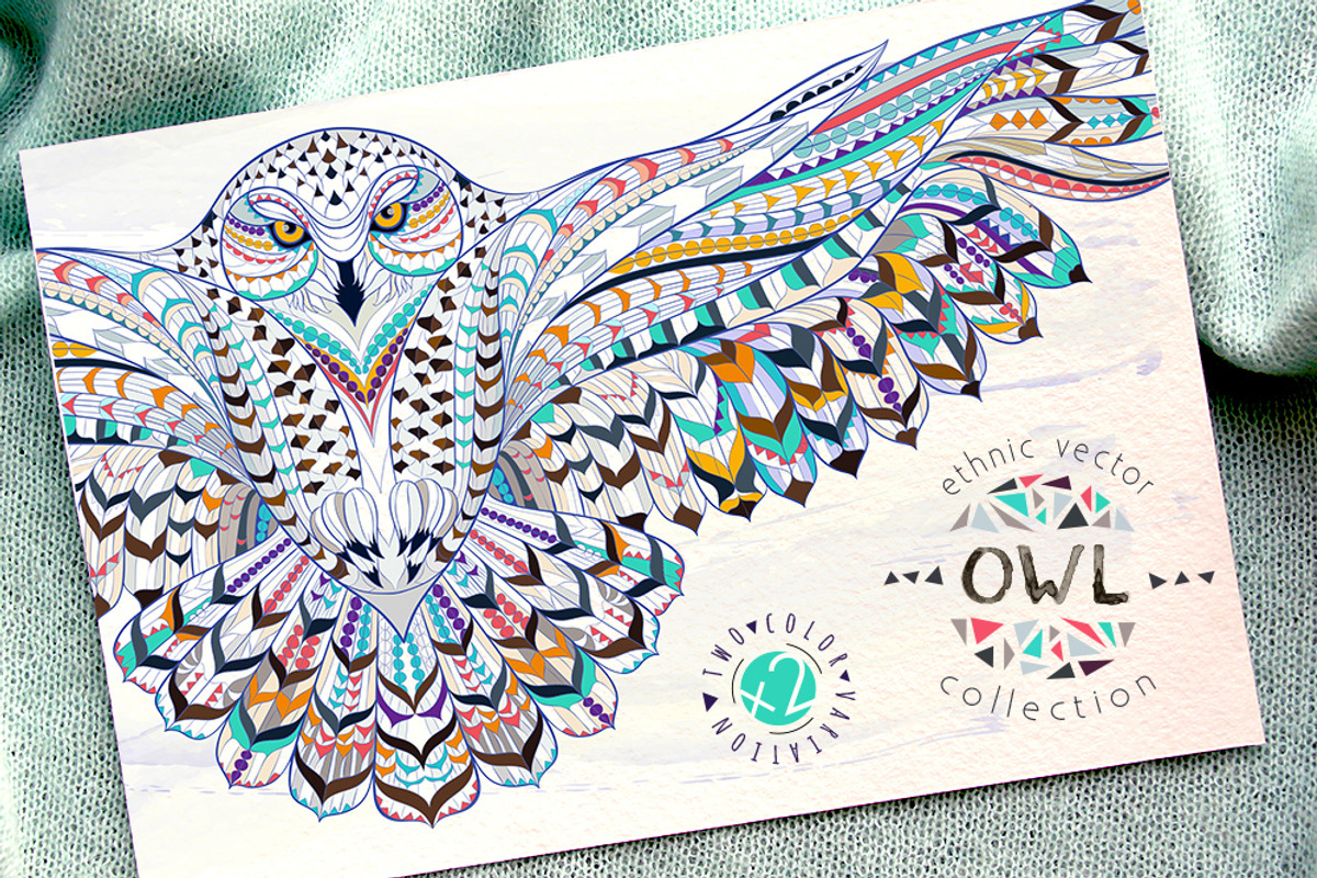 Ethnic Collection: Snowy Owl, an Animal Illustration by ArtoJoy (Photo 1 of 5)