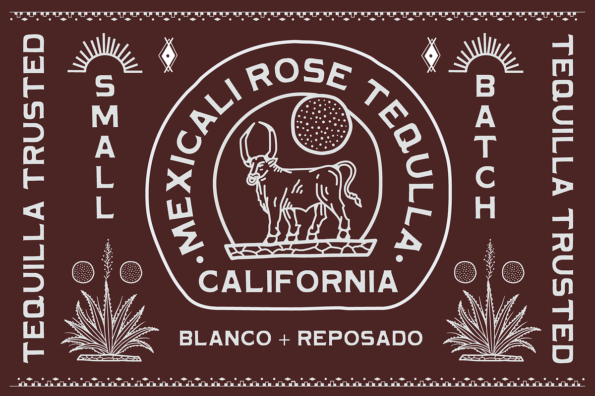 MEXICALI ROSE DISPLAY FONT, a Sans Serif Font by LONESTARTYPEFOUNDRY (Photo 2 of 5)
