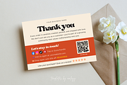 Retro Thank You Card Template, a Card Template by Elegant_Studio44 (Thumbnail 4 of 6)