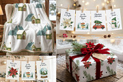 Christmas Watercolor Winter Clipart, a Seasonal Illustration by Hanna's ArtLab (Thumbnail 5 of 6)