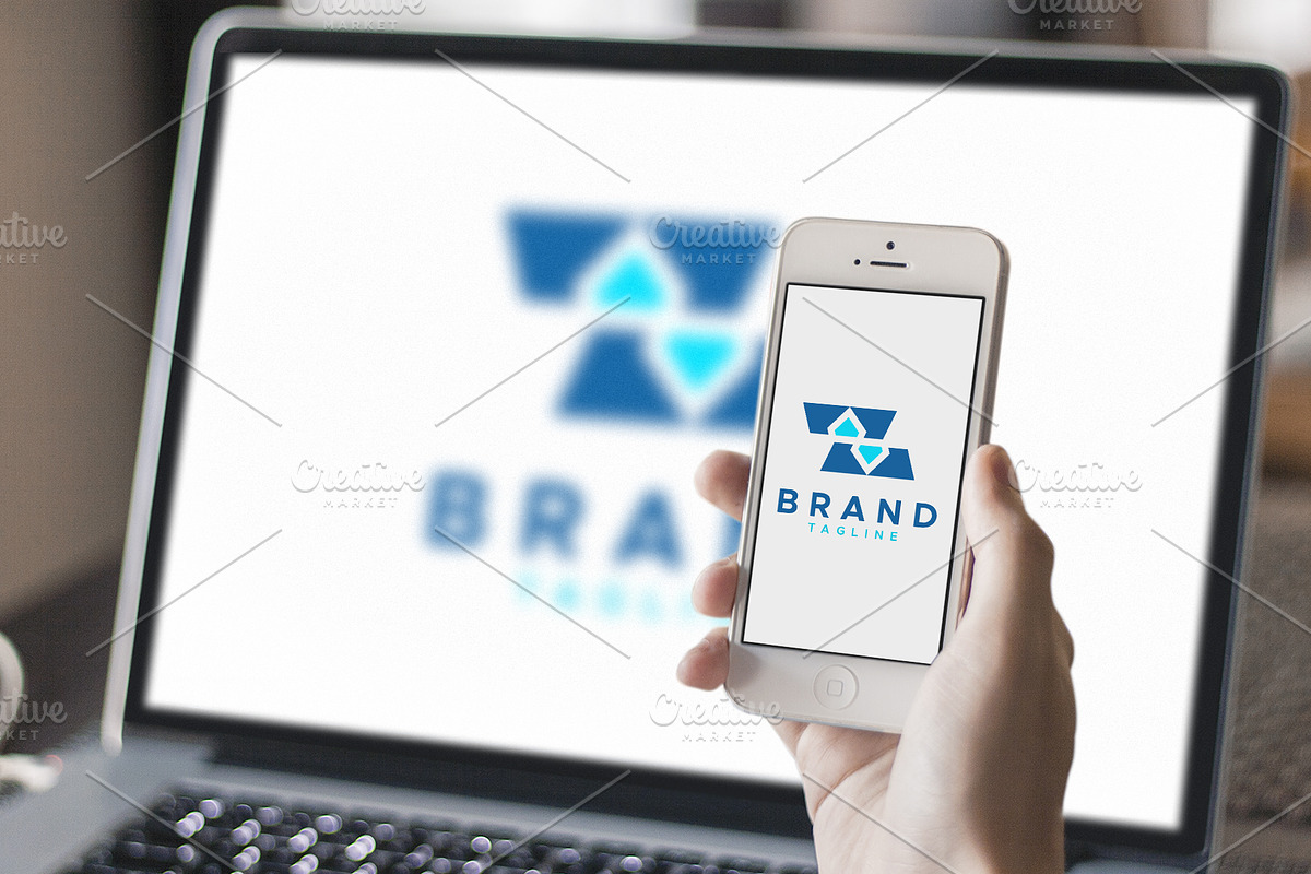 Z letter diamonds logo design, a Branding & Logo Template by Amadul11 (Photo 5 of 5)