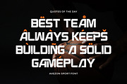 Avezon - Sport Display Font, a Font by Flawless And Co (Thumbnail 6 of 10)