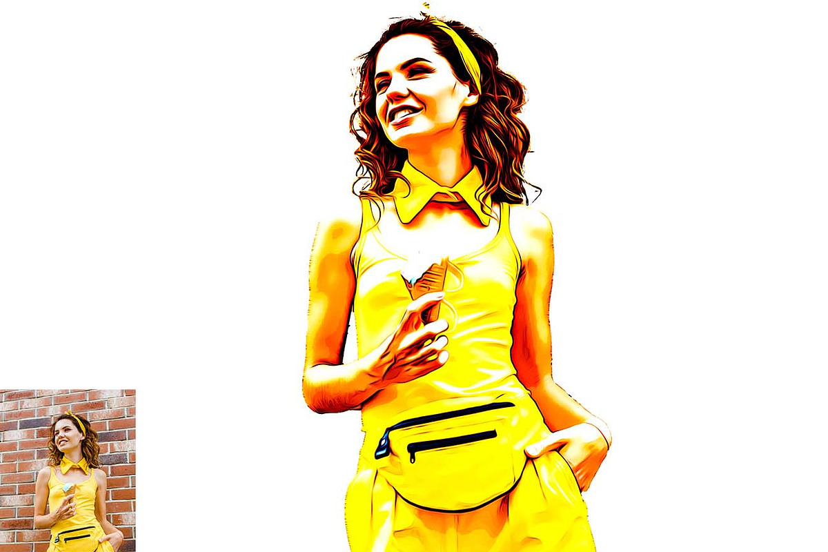 Master Vectorize Effect Ps Action, an Action Add-On by Studio Retouch (Photo 5 of 11)