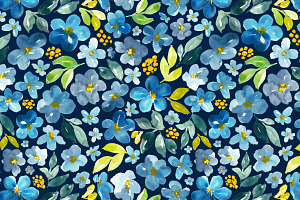 Blue, green, orange and navy