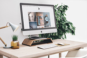 Workspace Mockup Set 5, a Mac Mockup by Best Pixels™ (Thumbnail 4 of 6)