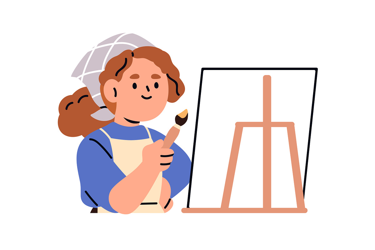 Kids students study at school set, an Education Illustration by Good Studio (Photo 15 of 16)