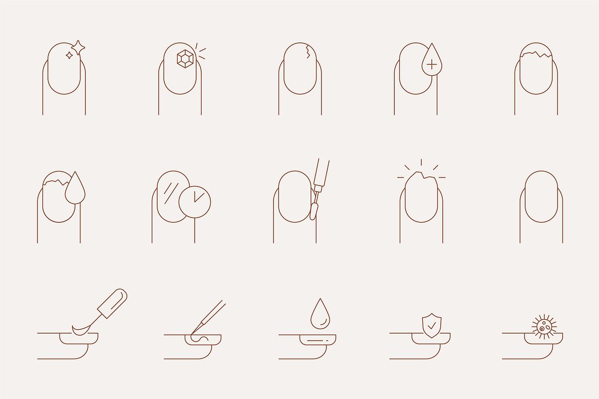 42 Nail salon icons, an Icon by mayrum (Photo 2 of 4)