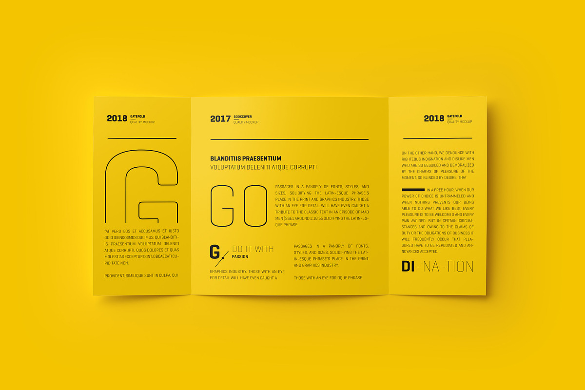 Square Gatefold Brochure Mockup, a Mockup by Toasin Studio (Photo 4 of 12)