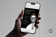 Halloween Canva Invitation - Temp 11, a Marketing Template by BloomToLife By Dona (Thumbnail 3 of 3)