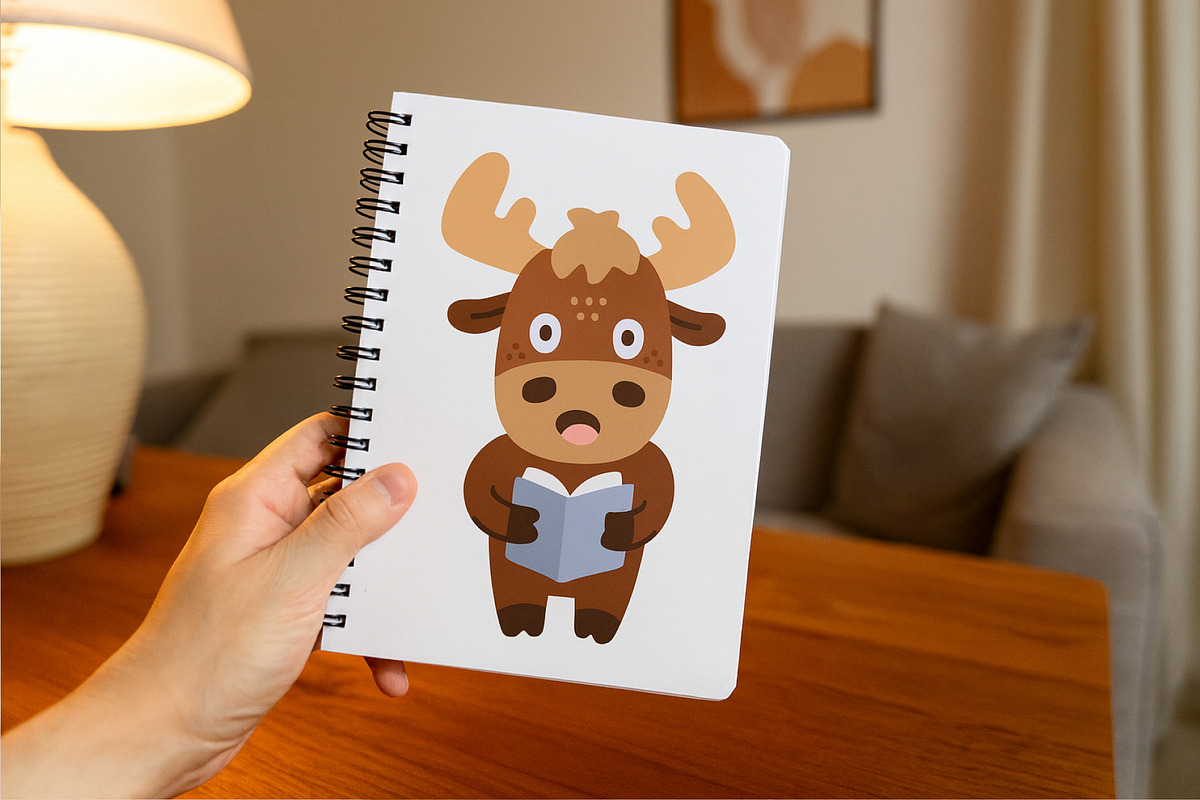 Moose Christmas Clipart Set, an Animal Illustration by Palau (Photo 5 of 10)