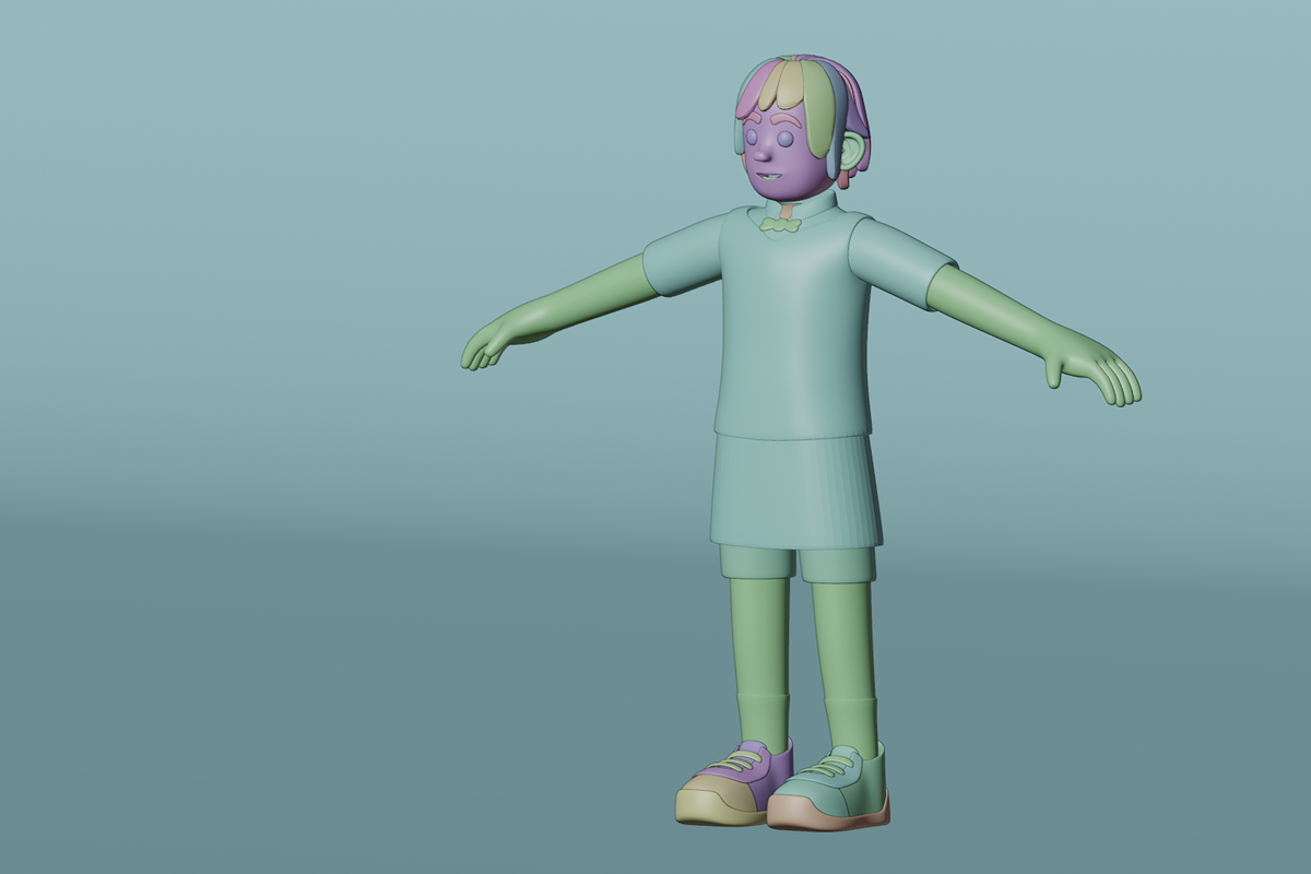 3D School Character Collection, a Characters & Person 3D Model by Dudukbersama (Photo 7 of 7)
