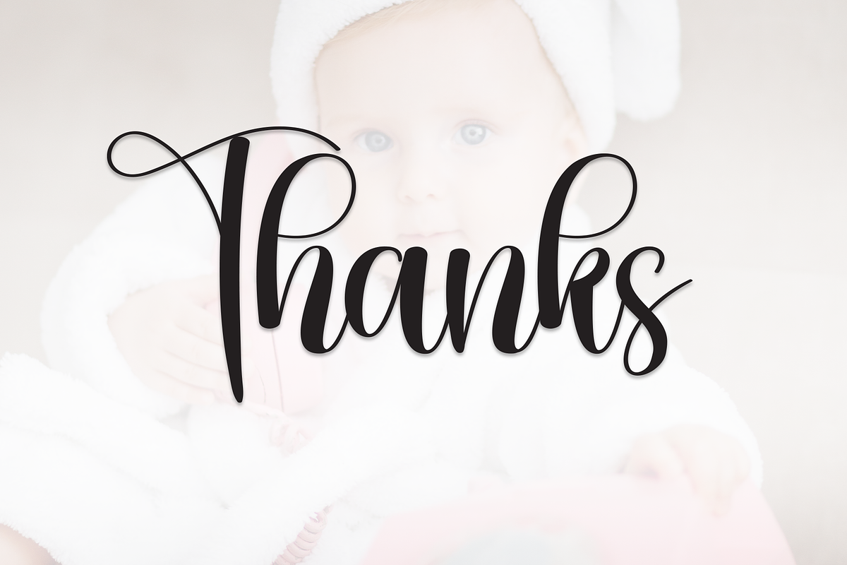 Baby Beauty | Script Font, a Handwritten Font by Scratchones (Photo 9 of 9)