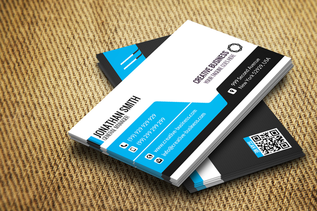 Corporate Business Card CM038, a Business Card Template by annozio (Photo 3 of 4)