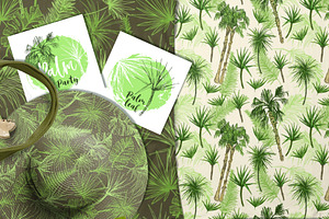 Tropicana - Palm Trees & Leaves Set